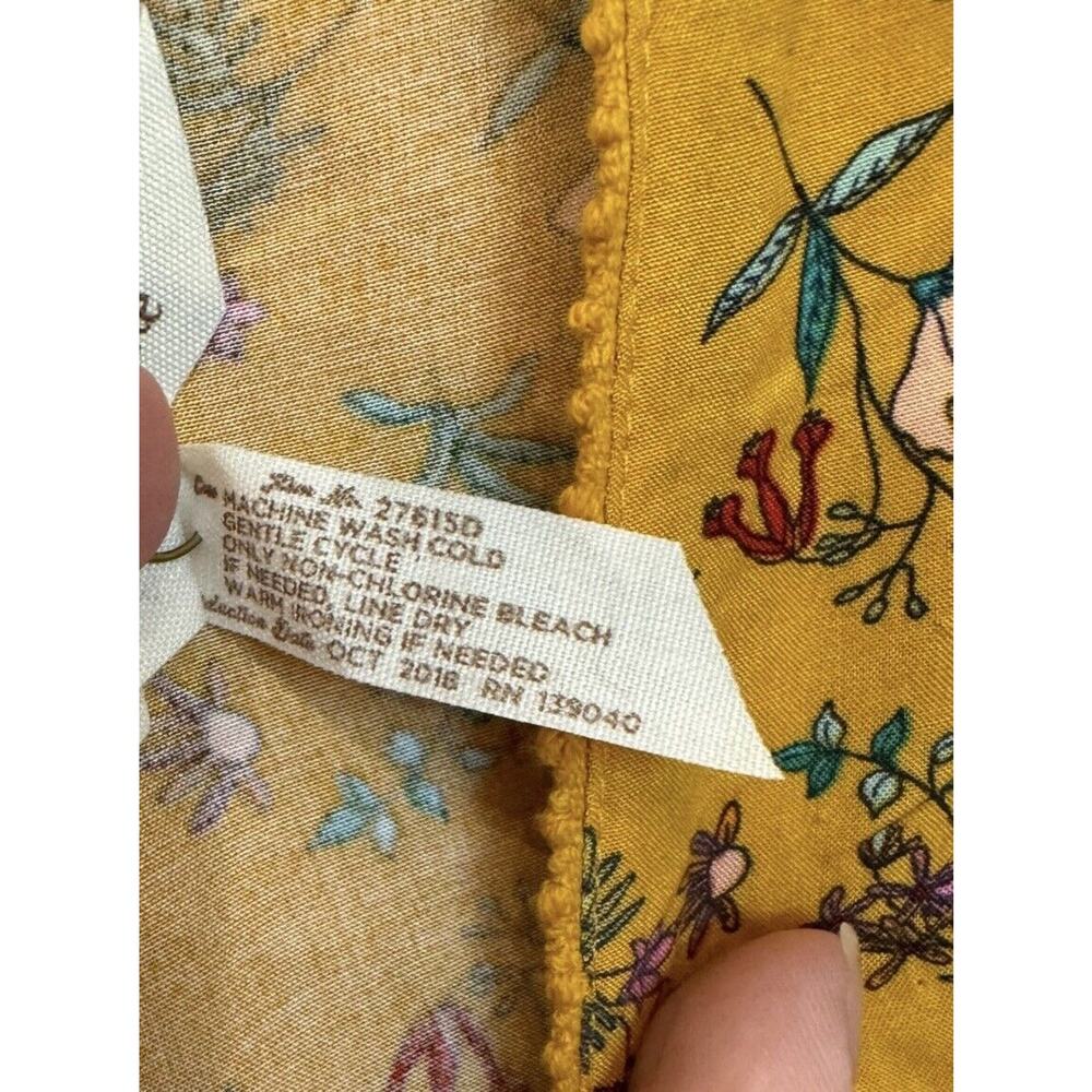 MATILDA JANE Fantasy Fancy Brilliant Daydream Women's S Floral Dress Yellow NWT - Picture 8 of 11